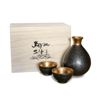 ジャパンゴールド　SAKEセット（木箱）［ギフトセット］