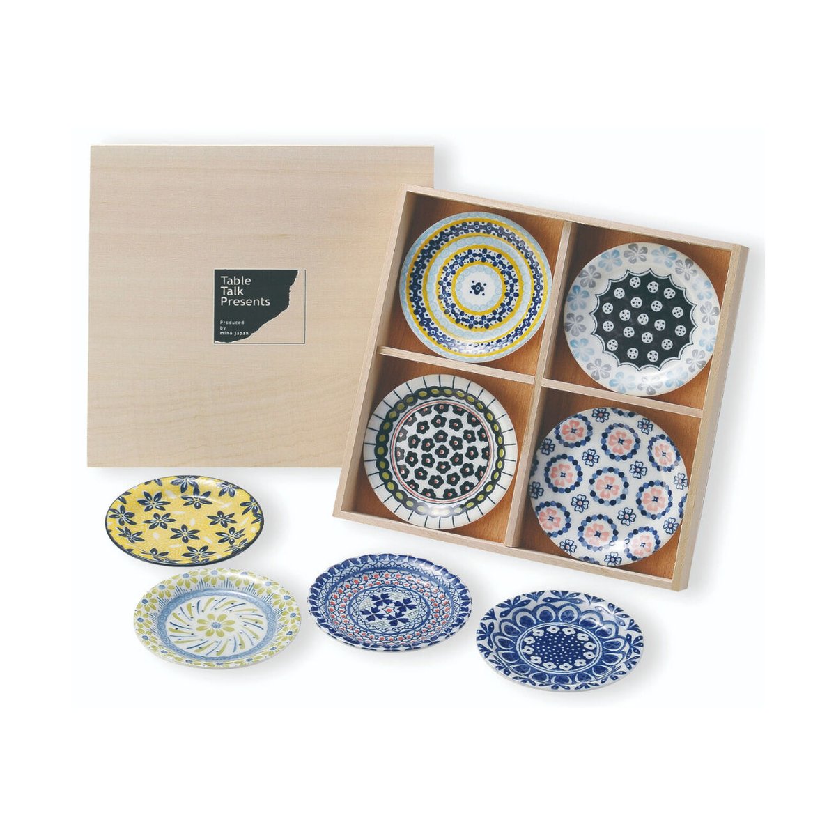 ポタリーフィールド 八客小皿揃（木箱）［ギフトセット］ | AWASAKA