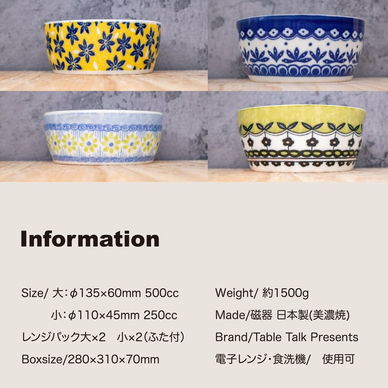 ポタリーフィールド レンジパック4点セット［ギフトセット］ | AWASAKA