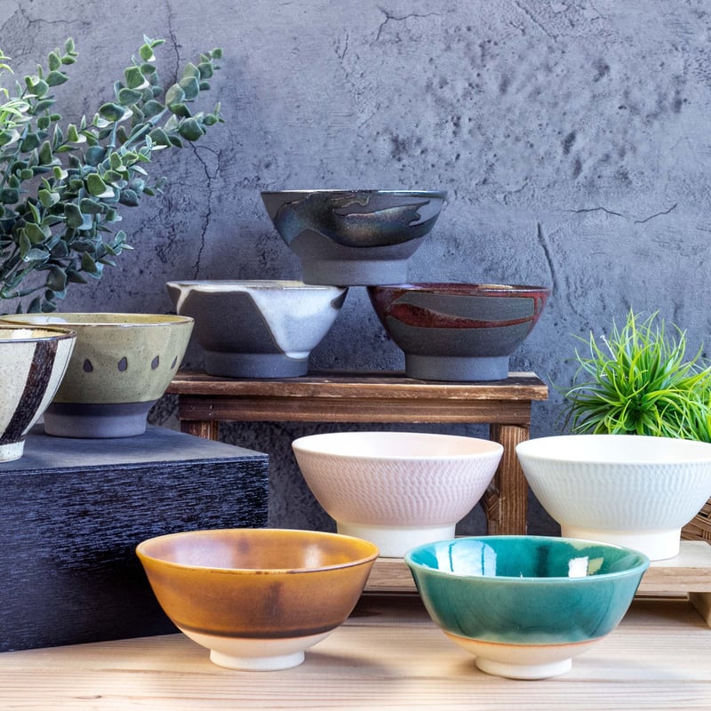 【美品】ASIANERA（アジアネラ）茶碗セット 4枚 美品】ASIANERA（アジアネラ）茶碗セット 4枚