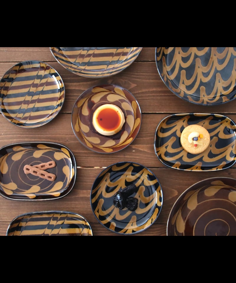 スリップショコラ スープカレー皿セット［ギフトセット］ | AWASAKA