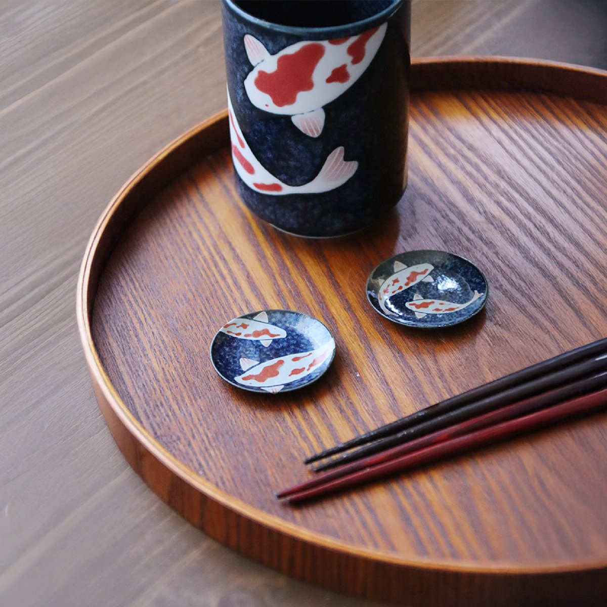 あいみょん お茶碗 箸置き 錦鯉 丸箸置 | AWASAKA