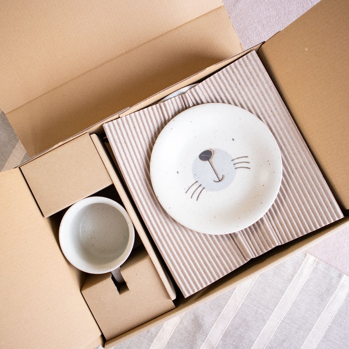 L&A♡様 額入り コマンモーセット モグモグランチ ゴマアザラシ スターティングセット［ギフトセット