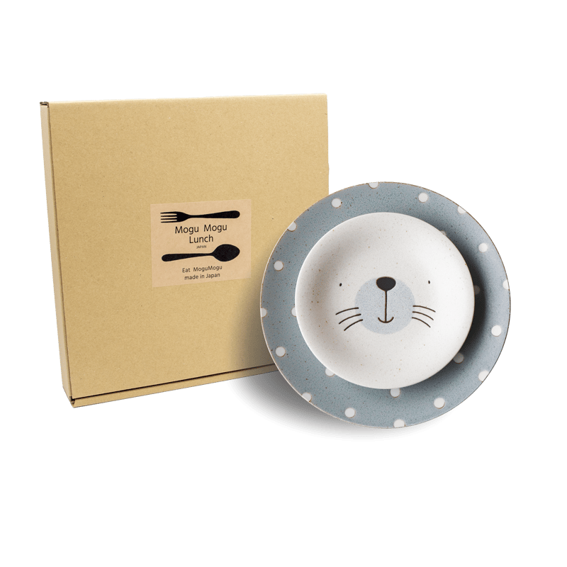 モグモグランチ ゴマアザラシ プレートペア［ギフトセット］ | AWASAKA