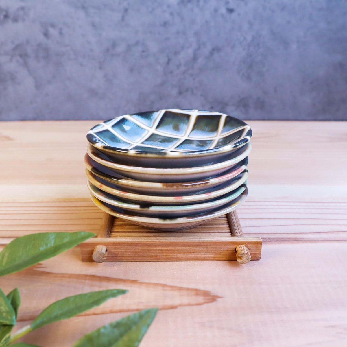 お皿 九谷6号皿5点セット(赤絵)/赤絵金彩鳳凰紋 | 和食器 お祝い 急須 湯呑