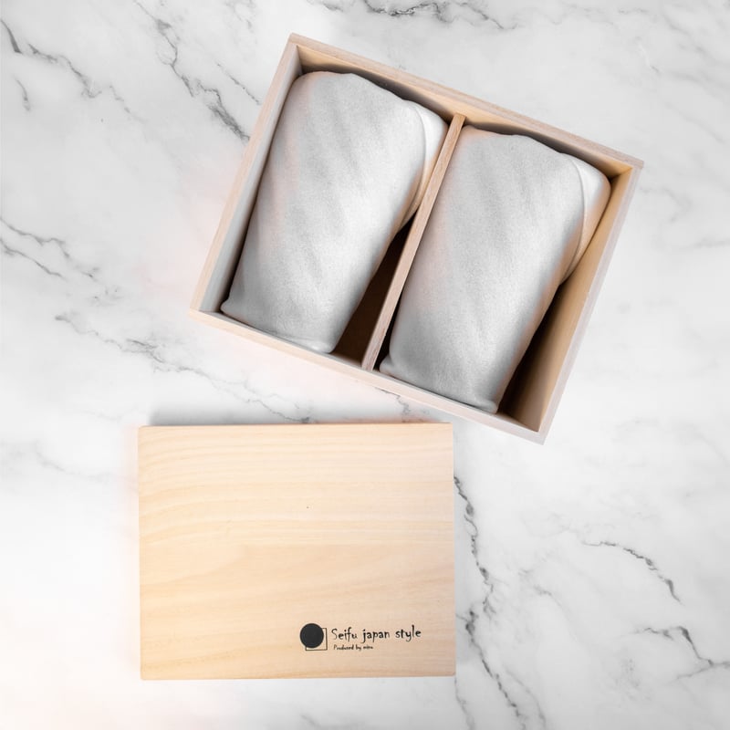 レア　恵比寿復興土地区画整理組合　純銀製の銀杯　1ペア 銀盃 銀器 純銀製 純銀製品 銀杯 共箱 96g 住友化学工業株式会社