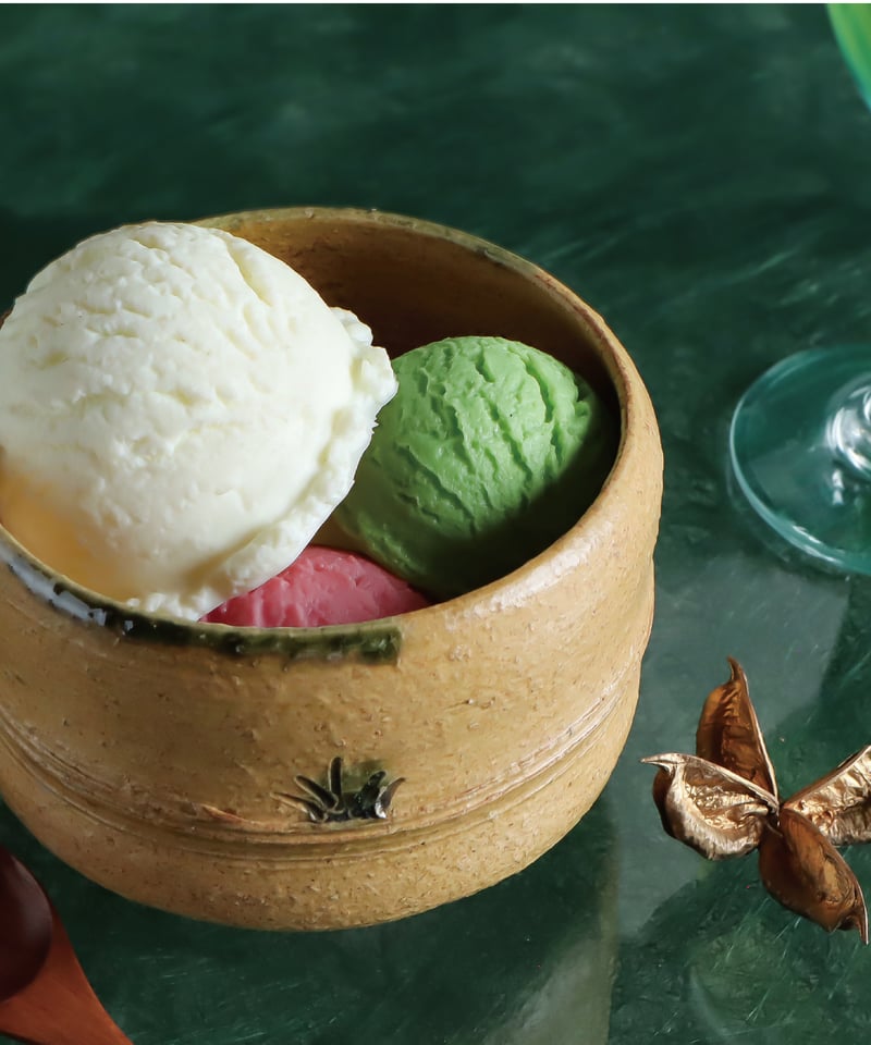 黄瀬戸筒形・粉引刷毛目 抹茶盌（木箱）［ギフト］ | AWASAKA