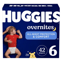 【即納】HUGGIES(ハギーズ)／夜用：サイズ６／４２枚