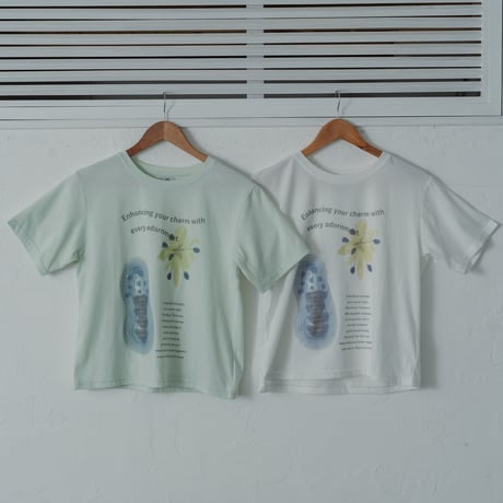 【即納商品】bloom with edge t-shirt