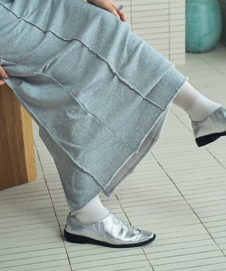 【即納商品】sweat ribbon jumper skirt