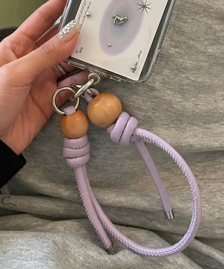【即納商品】wood handstrap / purple