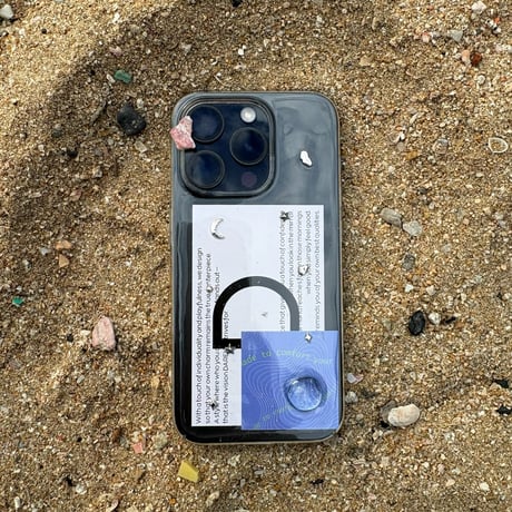 【予約商品】 aqua / silver / phone case