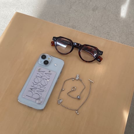 【予約商品】 aqua / silver / phone case