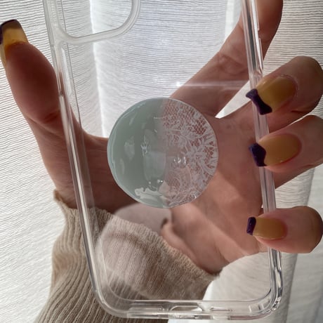 【予約商品】lace memories / mint / phone case