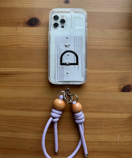 【即納商品】wood handstrap / purple