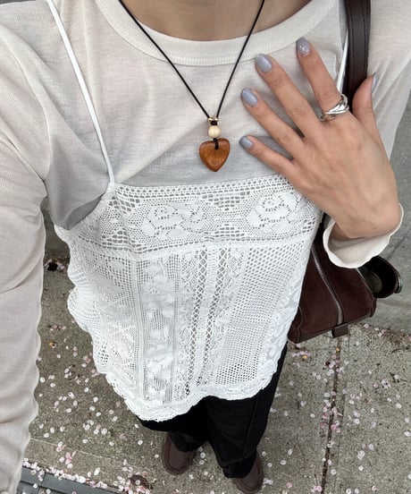 【即納商品】heart cord / 14kgf  / choker