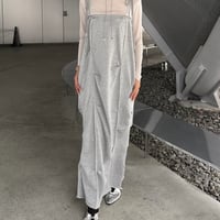 【即納商品】sweat ribbon jumper skirt