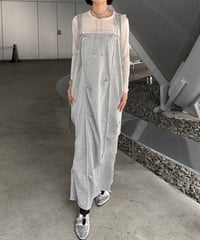 【即納商品】sweat ribbon jumper skirt