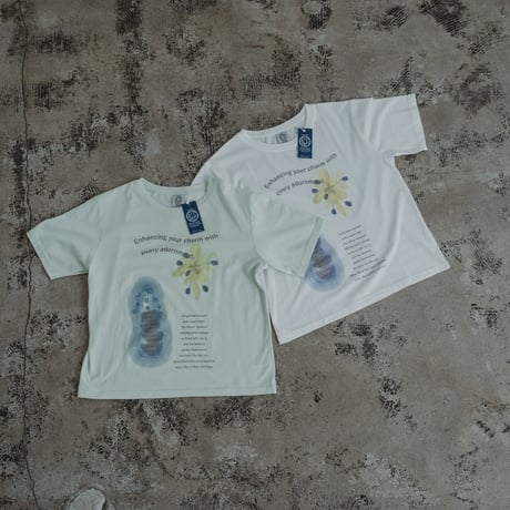 【即納商品】bloom with edge t-shirt