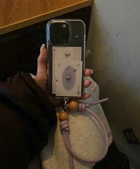 【即納商品】wood handstrap / purple