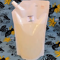 期間限定のお買い得商品　洗濯用液体石けん　ひまわりせっけん　（１ℓ詰替袋）