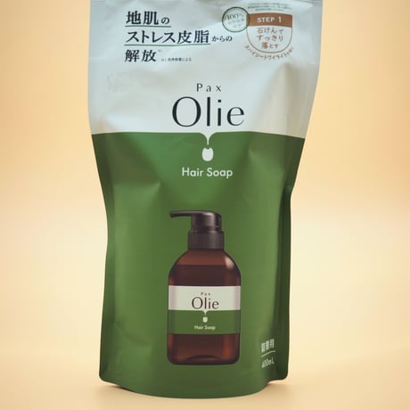 オリーヘアソープ　リキッドタイプ(高粘度液体)詰替用　400ml
