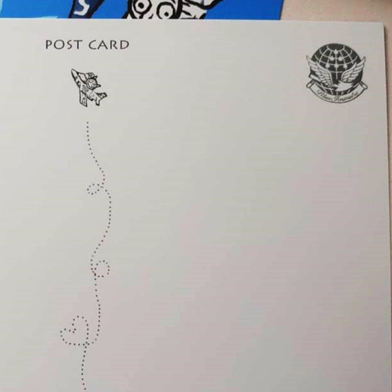 ブルーインパルス「5にゃん機」ポストカード | たぁちゃん'ず Hangar