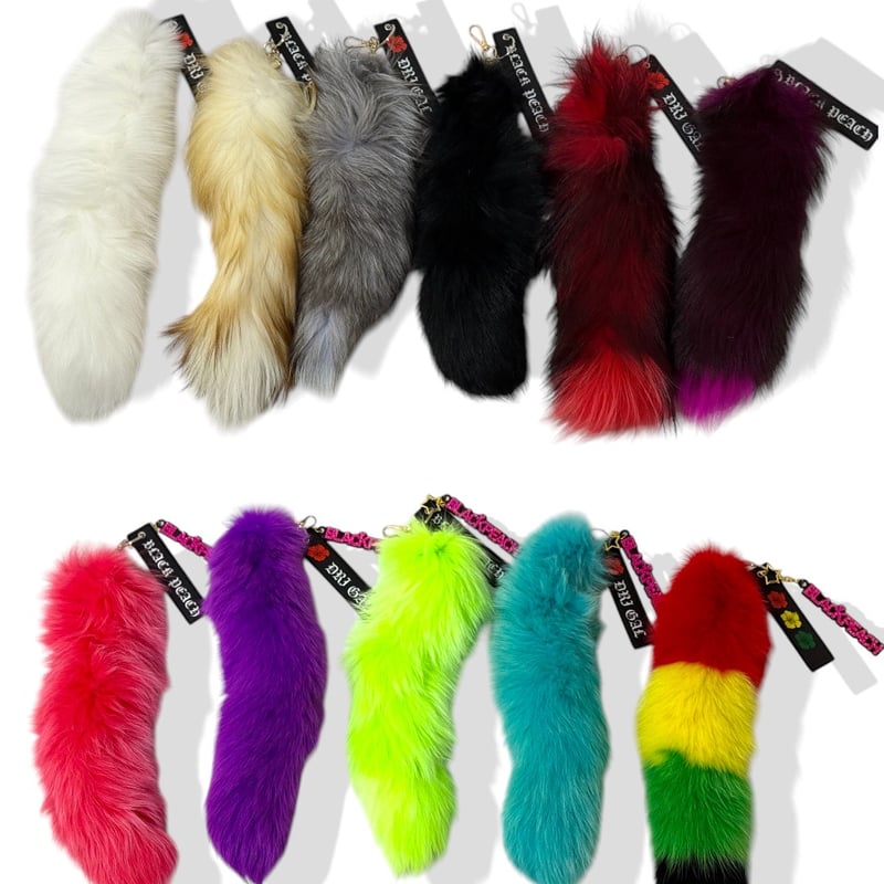 しっぽキーホルダー | BLACKPEACH