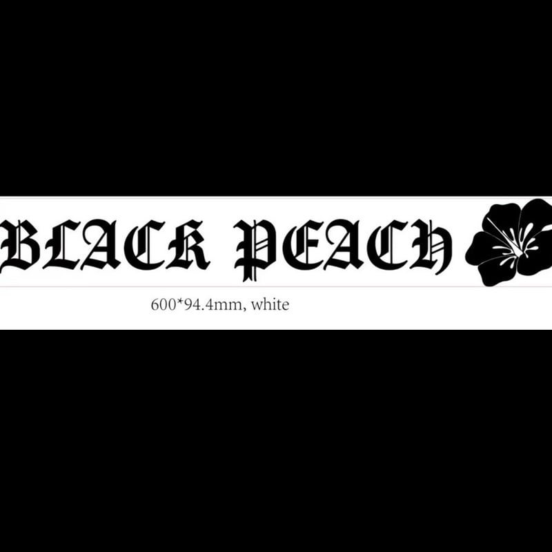 カッティングステッカー | BLACKPEACH