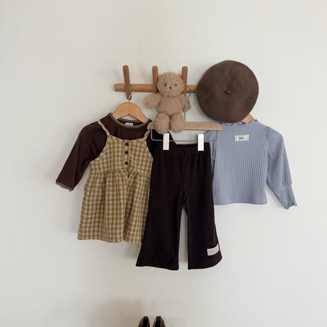 lovin/11. autumn check one-piece 1-11