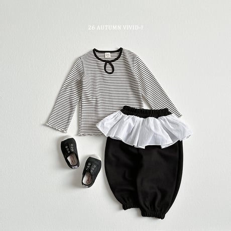 vividi/149. stripe T-shirt XS-XL