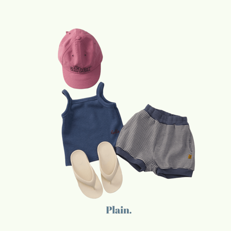 plain/14. hello waffle sleeveless XS-XL