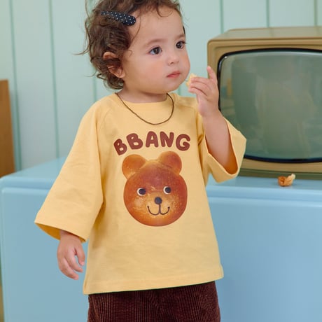 oottbebe/42. raglan kids ( family ) T-shirt XS(0-1Y)-XL(4-5Y)