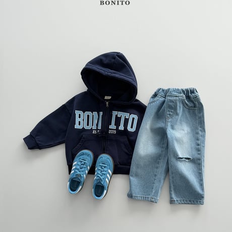 bonito/43. half half bonny hood zipup JS-JM