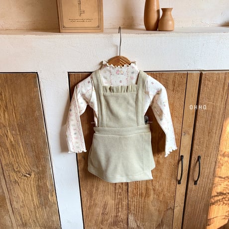 ohho/14. vanilla overalls skirt pants S-2XL