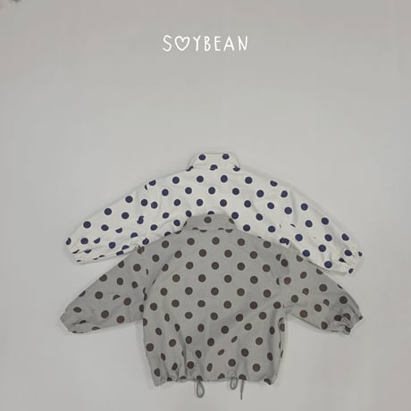 soybean/132. plan ) loose fit dot jacket XS-XL