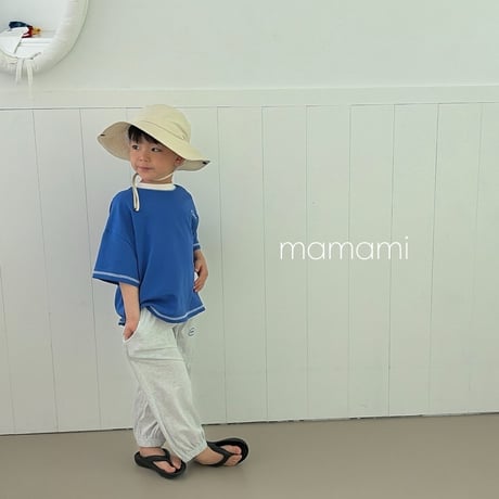 mamami/67. signiture stitch T-shirt XS-XL
