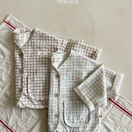 thelala/25. 47 dobi check jacket XS-XL