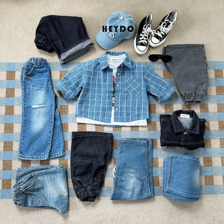 heydo/84. check NB denim JS-JL