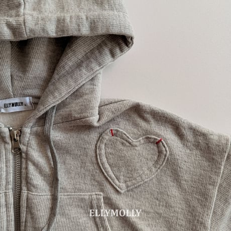ellymolly/66. heart low hoody jumper 13-15