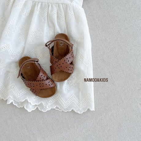 namoo/9. cream sandal 140-220