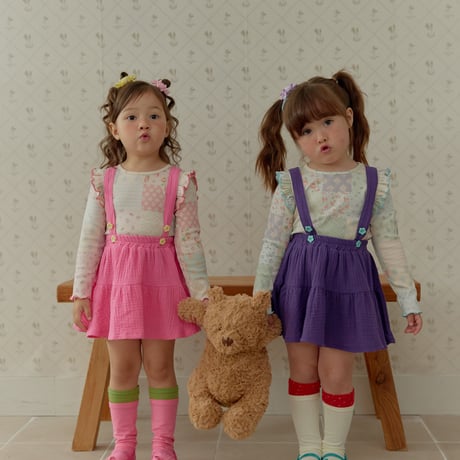ueo/76. harmony overalls skirt S-XL