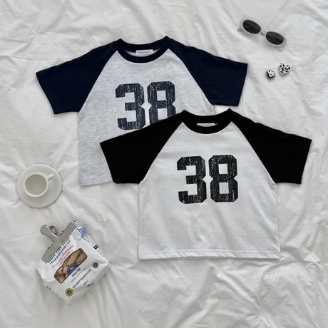 matilda/53. 38 two color raglan T-shirt 5-13