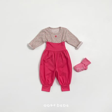 oottbebe/38. flower updown inner wear XS(6-12M)-XL(5-6Y)