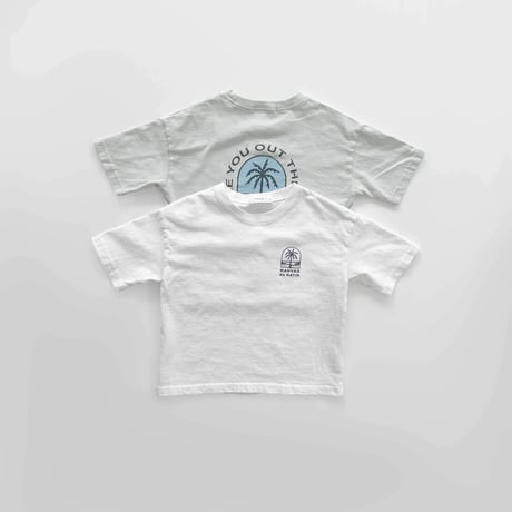 fromi/60. palm tree T-shirt JS-JL