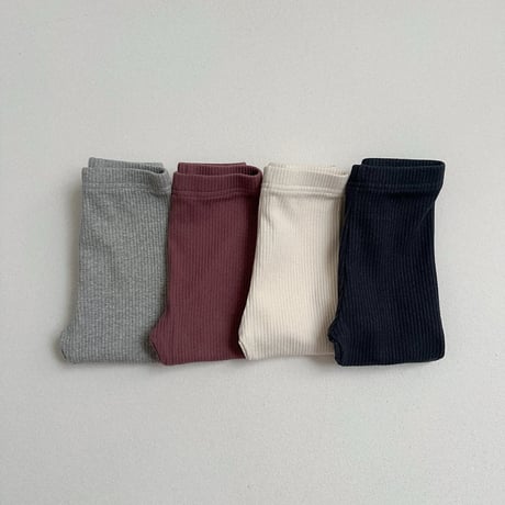 atomeme/22. Milky Rib Leggings S-XL