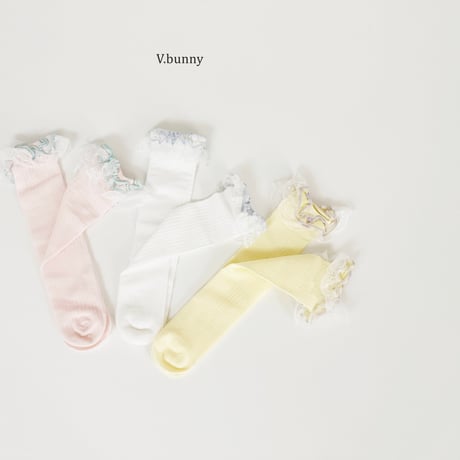vbunny/95. flo socks set FREE(30CM)