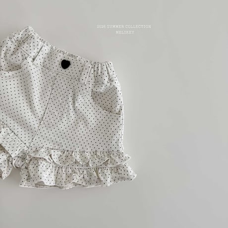 melikey/80. two two fril half pants JS-JM