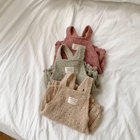 bebeholic/16. honey suit knit S(3-6M)-XL(18-24M)