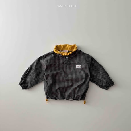 andbutter/70. Old Check Anorak S-XL